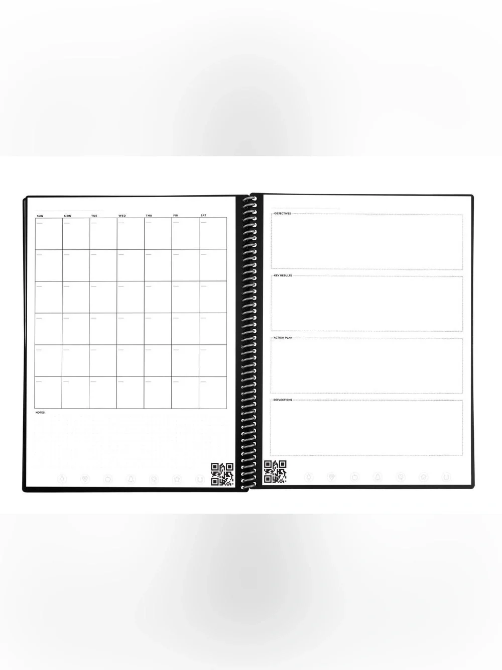 Rocketbook Fusion Reusable Notebook — Aqua Blue